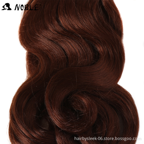 Rebecca fashion Noble gold synthetic beautiful natural loose black hair  wavy wave synthetic hair extension synthetic hair wigs